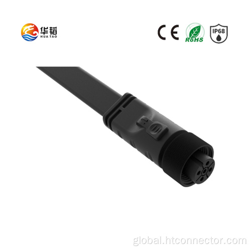 Ip68 M16 Waterproof Connector M16 D-01 Waterproof connector with metal nut Supplier